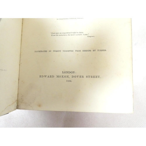 91 - FORE-EDGE PAINTING.  Campbell Thomas.  The Poetical Works. Eng. frontis. & text vignettes. Nice ... 