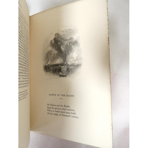 91 - FORE-EDGE PAINTING.  Campbell Thomas.  The Poetical Works. Eng. frontis. & text vignettes. Nice ... 