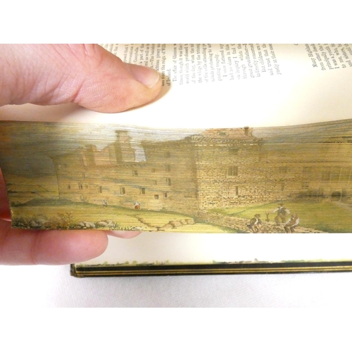 91 - FORE-EDGE PAINTING.  Campbell Thomas.  The Poetical Works. Eng. frontis. & text vignettes. Nice ... 