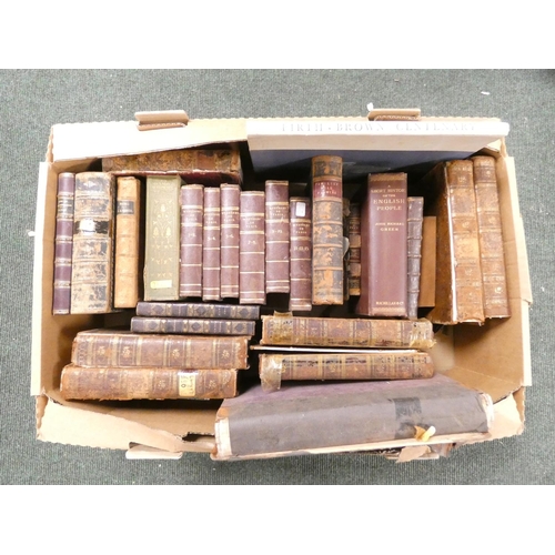 95 - Calf Bound & others.&nbsp;&nbsp;A carton of various vols.