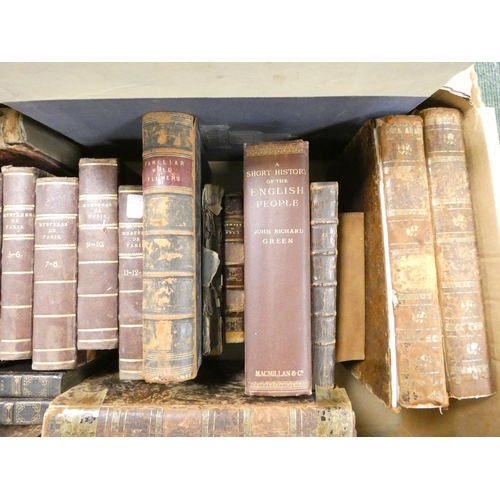 95 - Calf Bound & others.&nbsp;&nbsp;A carton of various vols.