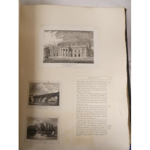97 - SADLER THOMAS (Ed).  Diary Reminiscences & Correspondence of Henry Crabb Robinson. 2 vols. in fo... 