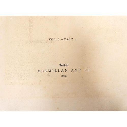 97 - SADLER THOMAS (Ed).  Diary Reminiscences & Correspondence of Henry Crabb Robinson. 2 vols. in fo... 