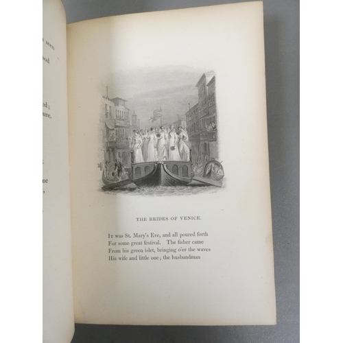 75 - ROGERS SAMUEL.  Italy, A Poem. Eng. text illus., poor bdg. but a slipped in presentation manuscript ... 