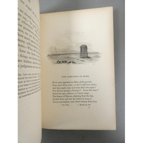 75 - ROGERS SAMUEL.  Italy, A Poem. Eng. text illus., poor bdg. but a slipped in presentation manuscript ... 