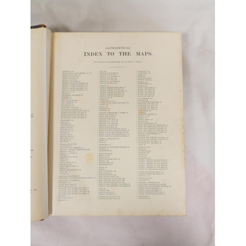 69 - BACON G. W. (Pubs).&nbsp;&nbsp;The Complete New Atlas of the World. 124 double page eng. col. maps. ... 