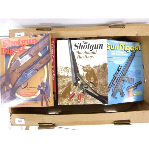328 - Collection of books regarding shooting.