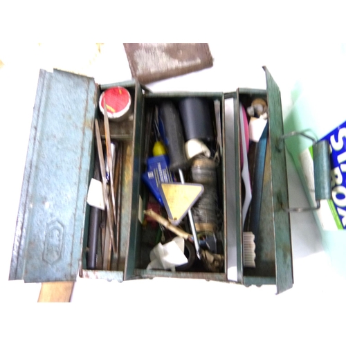 352 - Collection of various tools, purses, toolbox etc.