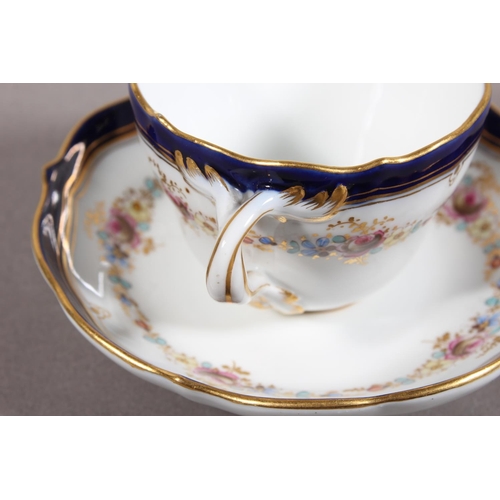 259 - Meissen cabinet cup and saucer.