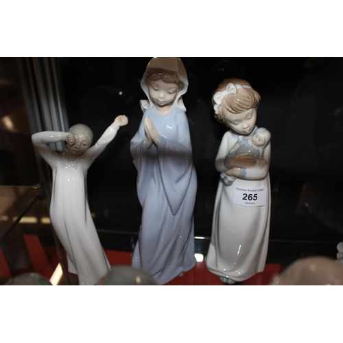 265 - Group of Nao figures (6)