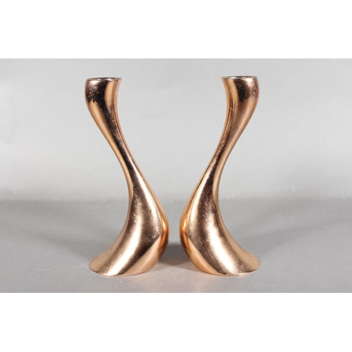 286 - Pair of Georg Jensen candlesticks.