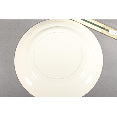 300 - Ceramic plate inscribed Ye Corporation O Square Men and a rule.