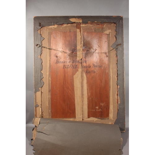 340 - HENRY VALTER (British 1831-1898), Continental scene with moored boats by a tower on a lake, watercol... 