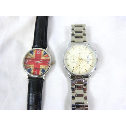 116 - Two fashion gents watches to include Rondos and Edger.