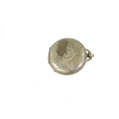 138 - Vintage gents silver cased pocket watch.