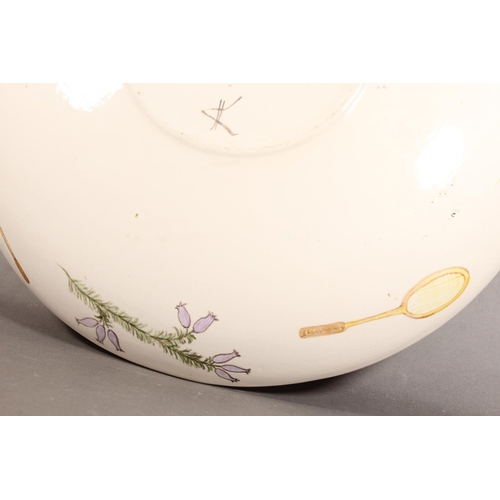 20 - Nether Kinnadder Scottish Pottery charger, dated 1999.