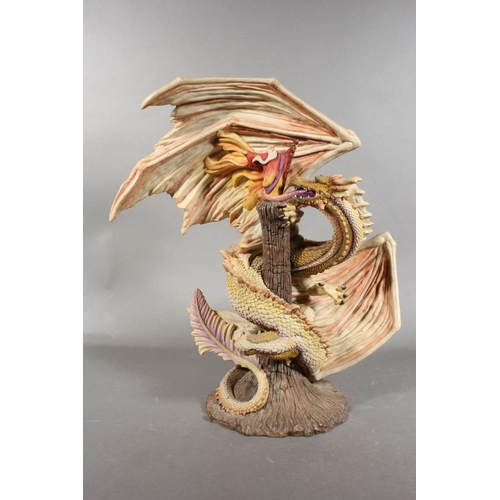 67 - Enchantica Fantasy Dragon model 'Confrontation'.