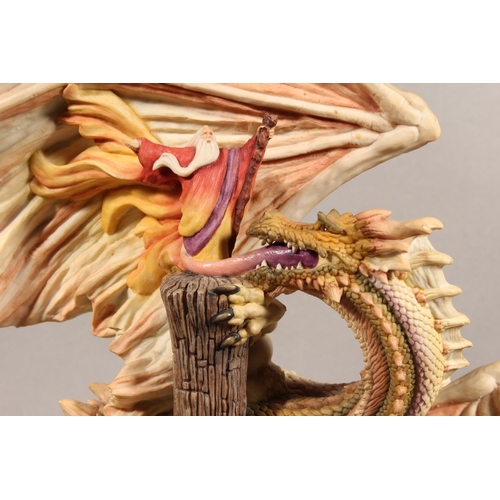 67 - Enchantica Fantasy Dragon model 'Confrontation'.