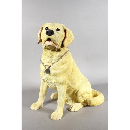 75 - Border Fine Arts yellow labrador model.