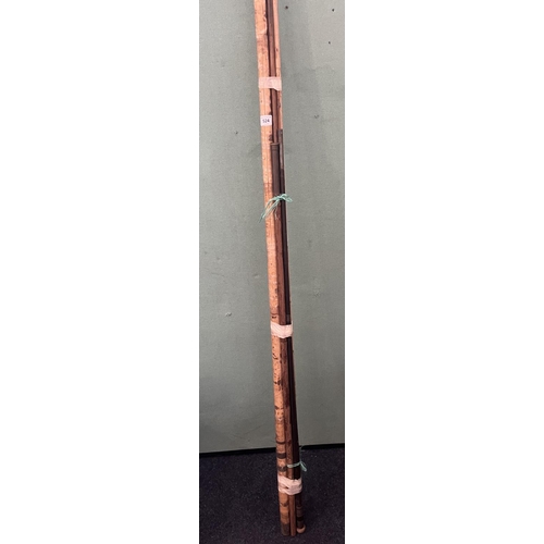 524 - Split cane fishing rod, etc.