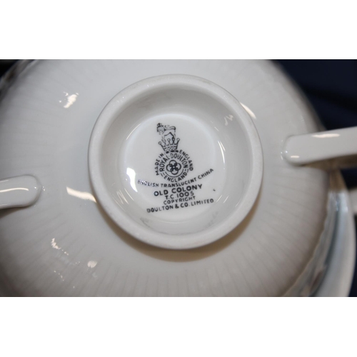 103 - Royal Doulton Old Colony tea, coffee and dinner ware.