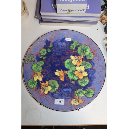108 - Royal Doulton Nasturtium charger, and Wedgwood pieces.