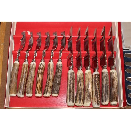 130 - Silver-plated flatware to include fish servers, knives and forks, grape scissors, etc.