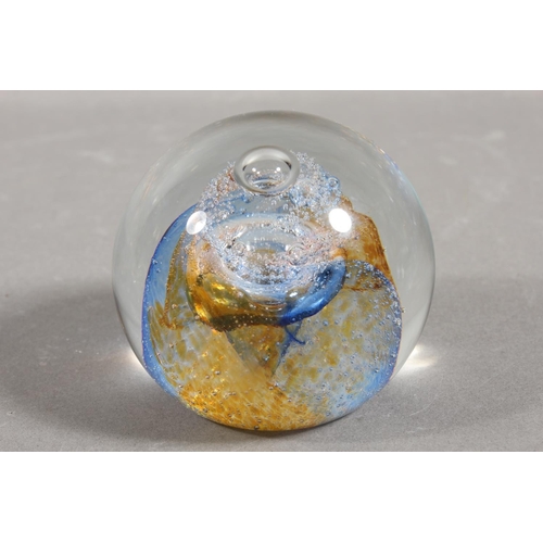 142 - Selkirk Glass paperweight and a Caithness Glass paperweight.