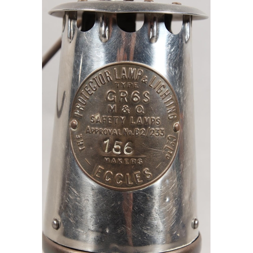 154 - Eccles miners lamp.