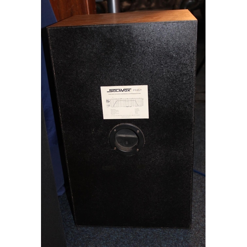 80 - Pair of Solavox PR45 speakers.