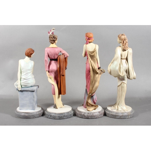 98 - Four Royal Doulton Classic figures modelled by Timothy Potts.
