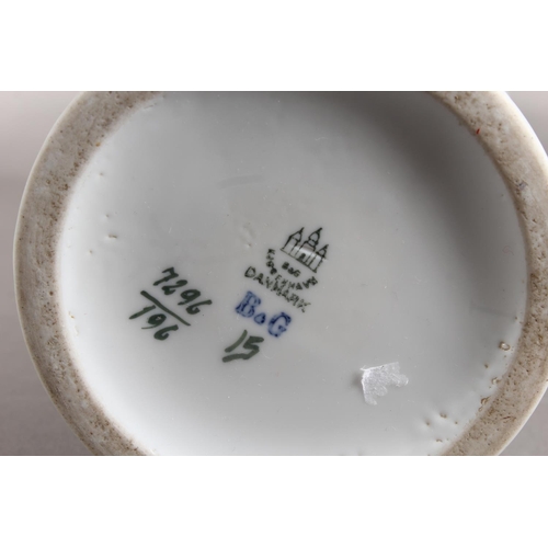 189 - Bing & Grondahl of Denmark Fuchsia vase, signed to base, #7296/196, 40cm high.