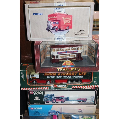 225 - Sixteen boxed Corgi die-cast models to include Legends of Speed, Motoring Memories, The London Scene... 