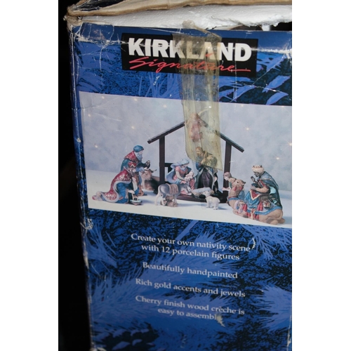 238 - Kirkland nativity scene, boxed.