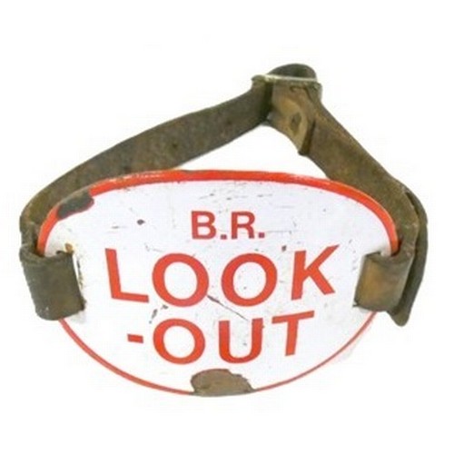 BR look out arm band and two Essex regiment badges.