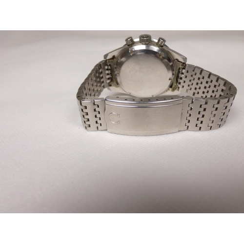 89 - Omega. Vintage 1960s pre-moon Ed White Speedmaster twin puhser chronograph wristwatch Ref 105.003-65... 