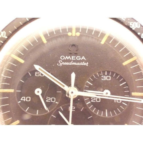 89 - Omega. Vintage 1960s pre-moon Ed White Speedmaster twin puhser chronograph wristwatch Ref 105.003-65... 