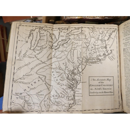 92 - THE SCOTS MAGAZINE.  Bound vol. 37. Fldg. eng. map of Thirty-miles round Boston. Poor bdg., brds. de... 