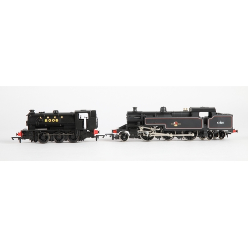 Four Hornby 00 Gauge locomotives to include 'R.255 0-40 Loco Passenger ...