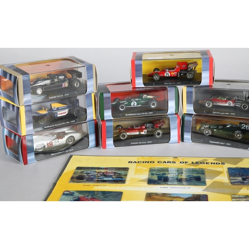 Collection of Atlas Editions scale model Grand Prix Legends of Formula ...