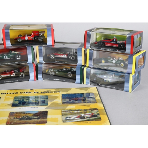 Collection of Atlas Editions scale model Grand Prix Legends of Formula ...