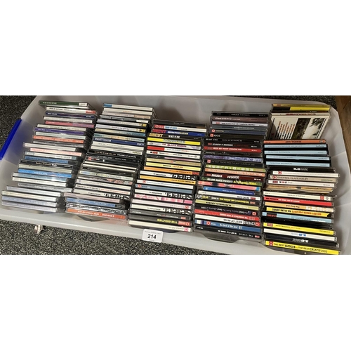 Box containing CDs to include The Gypsy Kings, Clannad, Essential ...
