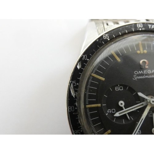 89 - Omega. Vintage 1960s pre-moon Ed White Speedmaster twin puhser chronograph wristwatch Ref 105.003-65... 