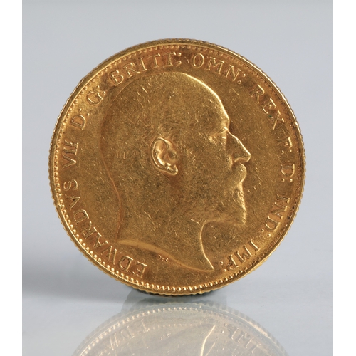 37 - Edward VII 1908  gold sovereign