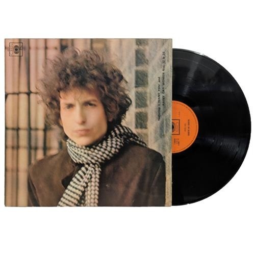 Bob Dylan Blonde on Blonde vinyl record on CBS 66012 with gatefold and laminate sleeve, matrix DDP 66012 A1, DDP 66012 B1, DDP 66012 C1, DDP 66012 D1 first UK pressing (Outer writing Unauthorised Public Performance) and speed shown as '33' and not 33 1/3.
