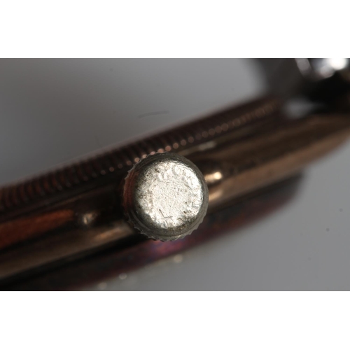 195 - Rolex Oyster Gents wristwatch with 9ct gold case on flex strap, the champagne dial with Arabic numer... 