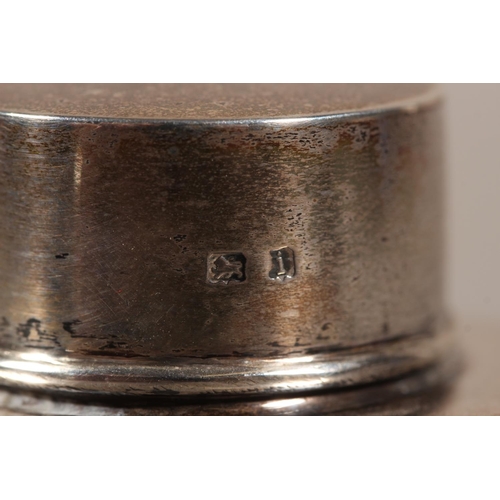 23 - Edwardian silver tea caddy with embossed Neo-Classical decoration of oval form,&nbsp;Charles S Green... 