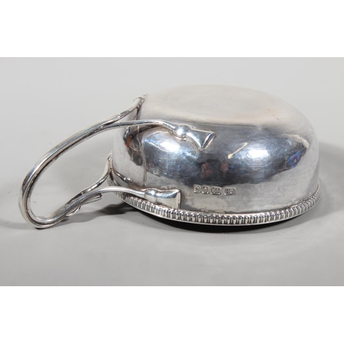 29 - Sterling silver porringer with single loop handle, beaded edge border and glass liner, Guild of Hand... 