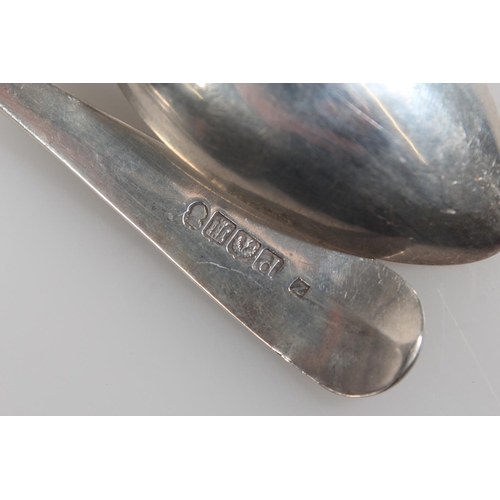 31 - Set of six silver teaspoons, initialled JJS, Zeigler, Edinburgh, 1809, 191g.