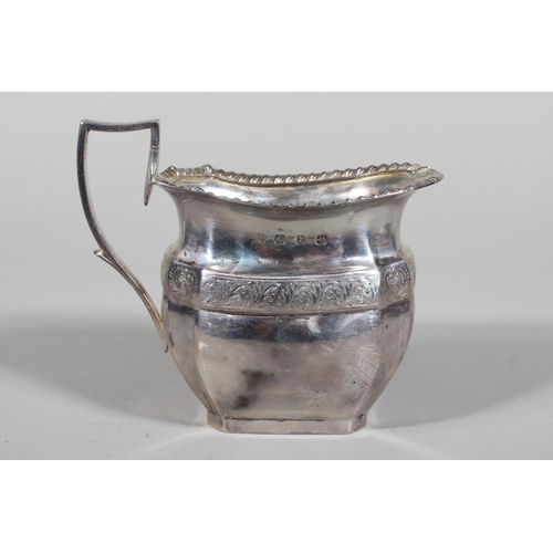8 - Victorian silver four piece tea service of shaped form, Thomas Latham & Ernest Morton, Birmingha... 